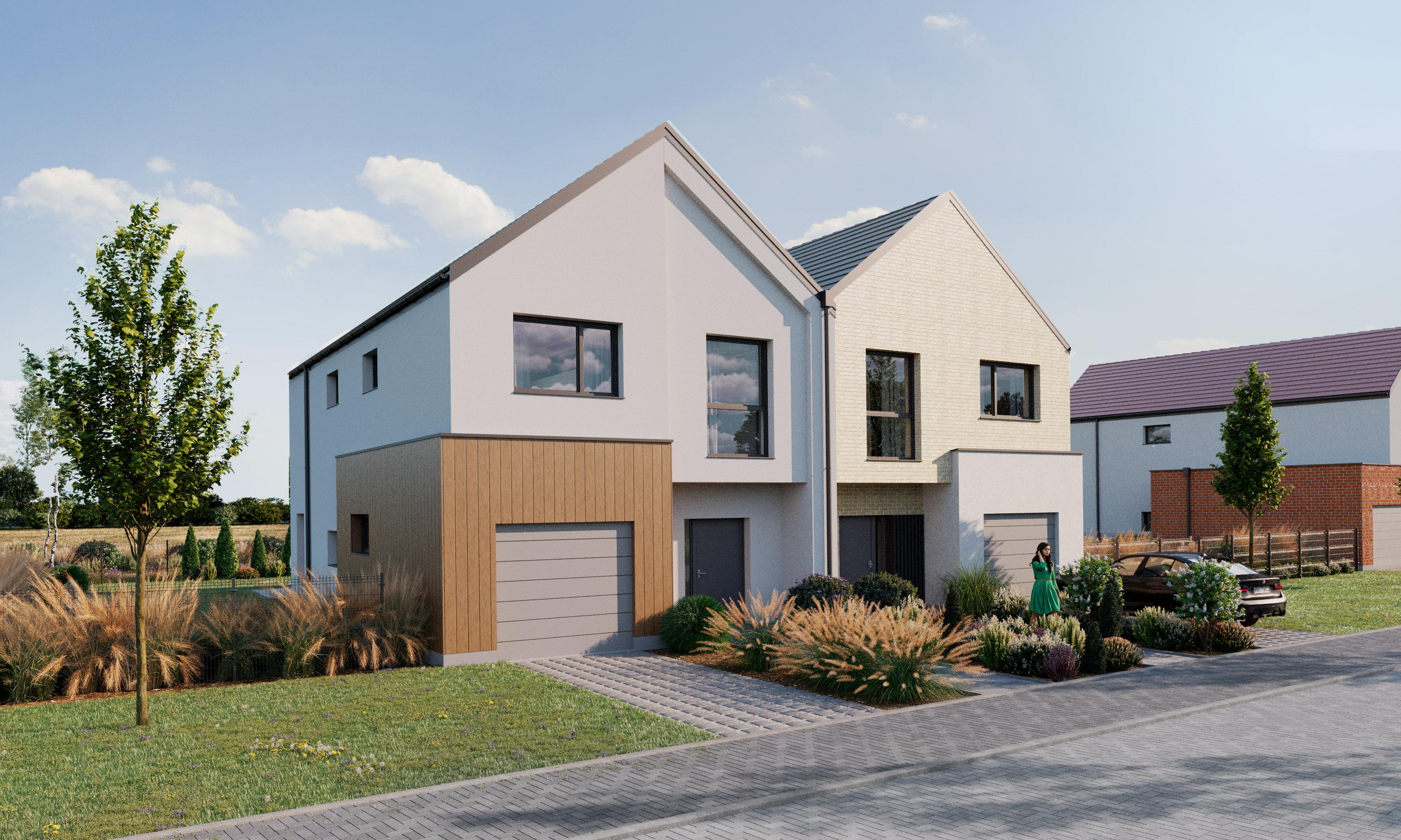 Osiedle Malownicze 3 - Dom dwumieszkaniowy Crest