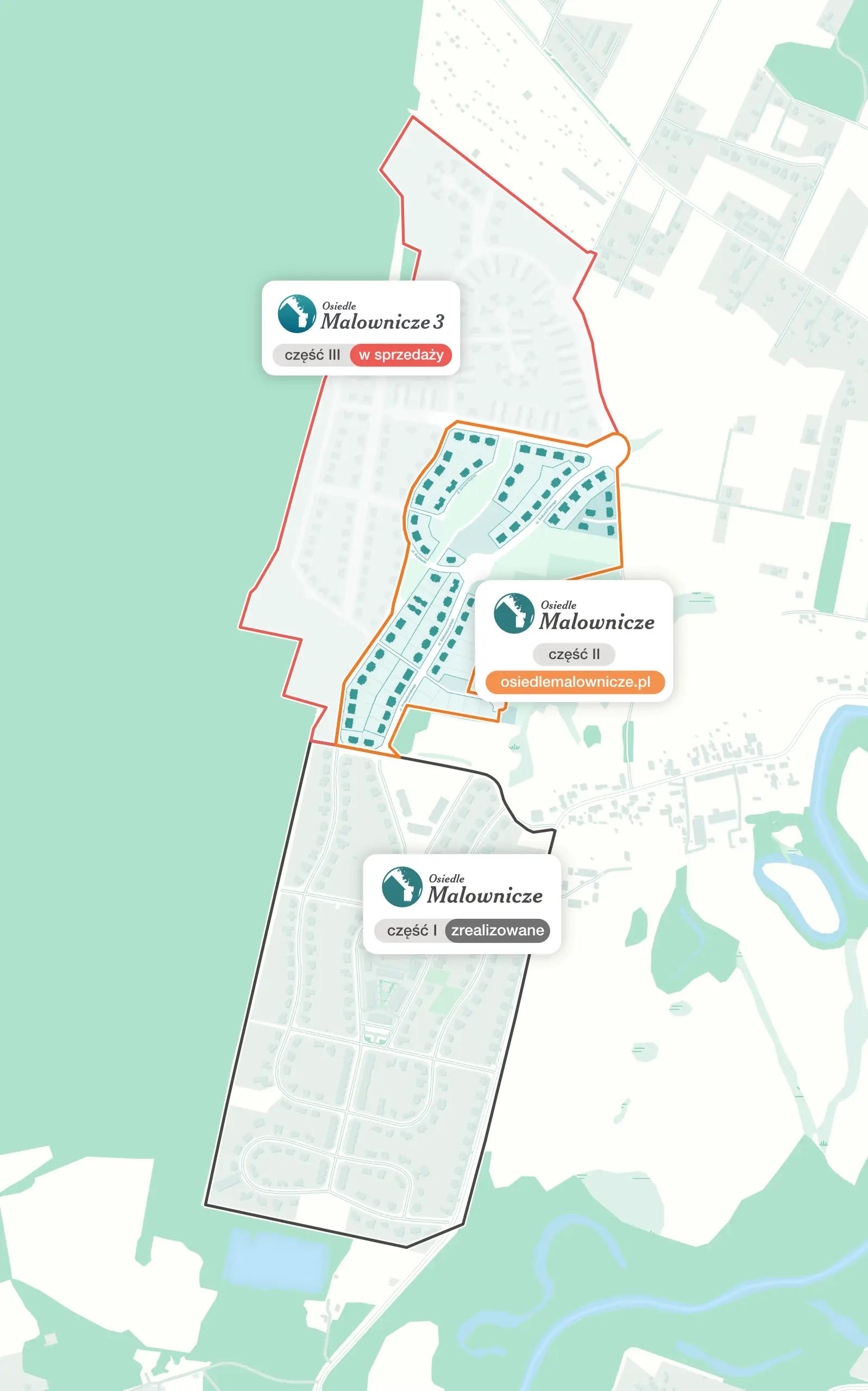 Plan Osiedla Malowniczego - część I i część II
